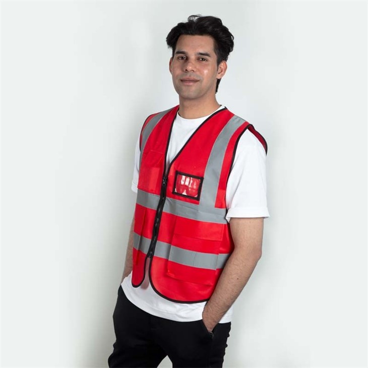 Reflective Running Vest With Logo
