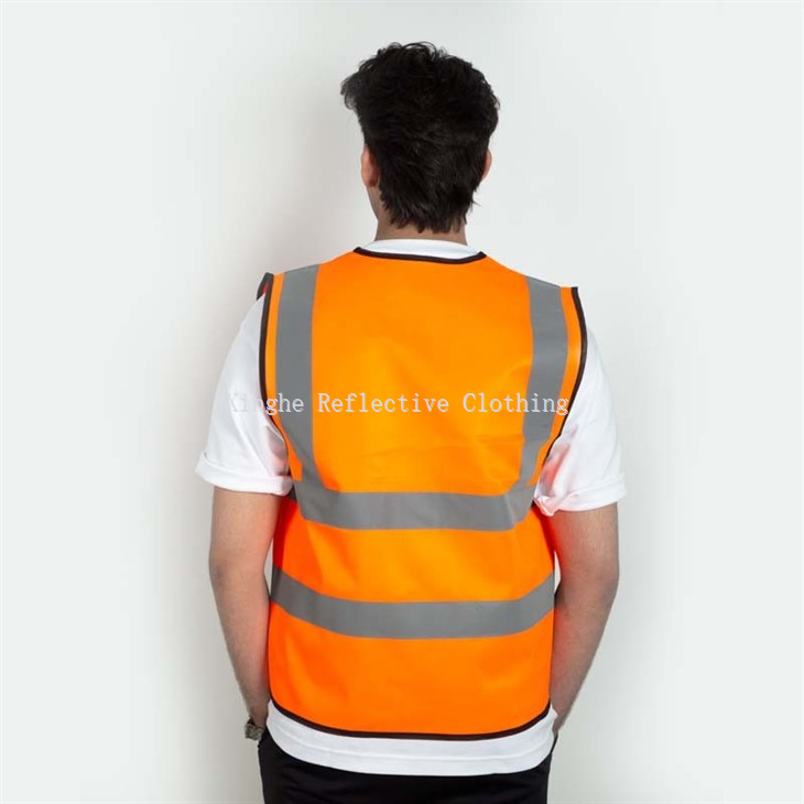 Safety Vest Yellow Orange